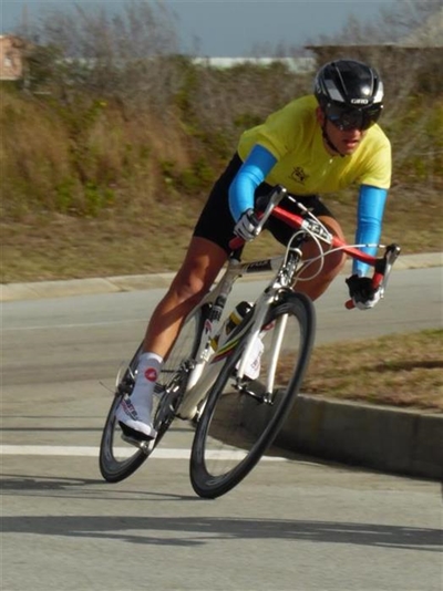 Junior fietsryer op pad na Europa
